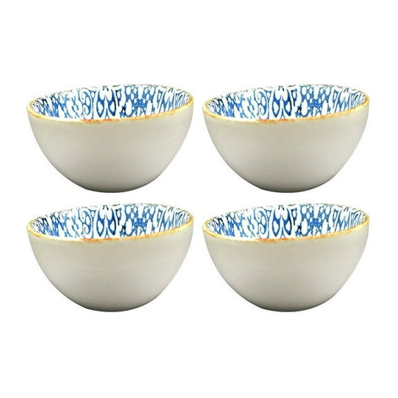 Alhambra dia.3.25" h:1.75" 2 oz. Round Decorated Porcelain Ramekin (Set of 4)