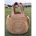 thumbnail image 2 of NAKSHRUGS Women's Jute Shopper Handbag, Gray, 2 of 5