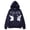 Navy, variant on IAJDKMEK Men's Letter Print Full Zip Hoodie – Streetwear Sweatshirt with Graphic Design & Pocket, Long Sleeve Hoodies for Men, Y2K Jacket for Urban Style & Daily,Beige L
