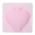 thumbnail image 1 of Maceta colgante de silicona rosa extraíble para decoración del hogar y el baño, florero de pared con diseño floral, 1 of 8