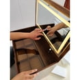 thumbnail image 3 of Elegant Walnut Vanity Table With Practical Drawer Storage And Visible Top Dressing Construction Materials, 3 of 4