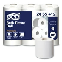 Tork Universal Toilet Paper, Septic Safe, 2-Ply, White, 616 Sheets/Roll, 48 Rolls/Carton -TRK240616