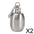 thumbnail image 1 of 2 Frascos De Acero Inoxidable, Botella Pequeña, Frasco De Cadera Para Acampar, Viajar, Tarro De Boda, 1 of 8