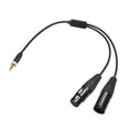 thumbnail image 1 of Cable de luz de etapa de 3.5 mm TRS al cable Hembra Macho 5 pin a Audio de Jack Stereo 3.5 mm TRS masculino a hembra masculina, 1 of 10