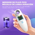 thumbnail image 3 of Nascool Medidor Digital de Flujo Máximo para Adultos y Niños, Portátil, Volumen Espiratorio Forzado, Probador de Pulmones FEV1 para el Hogar, 3 of 7