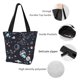 thumbnail image 4 of Fotbe Galaxy2 Bolsa de Playa con Estampado, Bolsa de Hombro, Bolsa de Mano Espaciosa, Bolsa de Viaje Ligera, Bolsa de Compras Versátil, 4 of 6