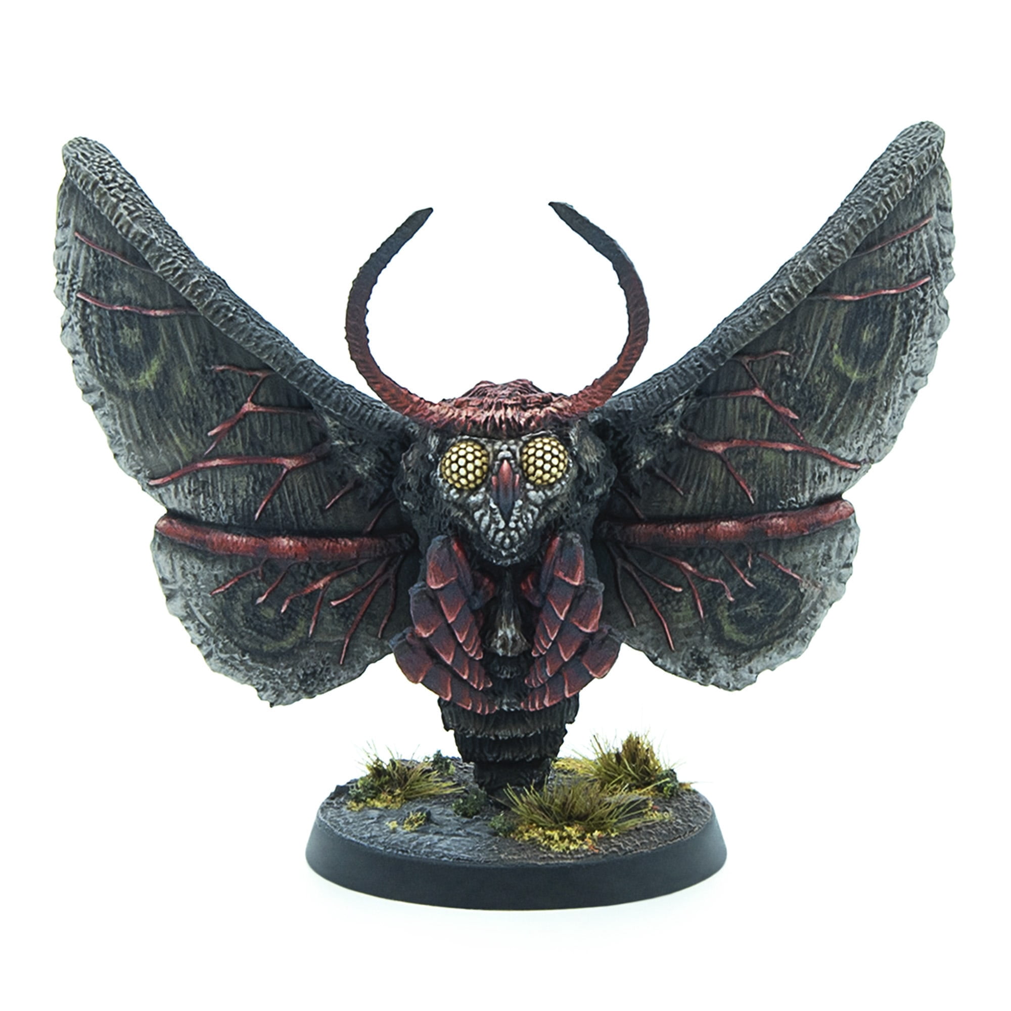 Modiphius Entertainment: Fallout: Miniatures - Cult of the Mothman: Mothman Eclipse - 3 Figures, Appalachia Wave, Unpainted Resin, Tabletop Game