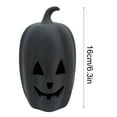 thumbnail image 2 of Taotanxi Jack O’ Lantern Halloween Pumpkins Spooky Scary Cute Autumn Fall Harvest Kitchen Dining Dinner Table Tabletop Decor Decoration Gray, 2 of 7