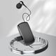 thumbnail image 1 of Ganfancp Collar Estilo Auriculares Bluetooth Grabadora con Cable Se Puede Insertar En Una Tarjeta Ofertas Flash 1*Auricular 1*Cable de Carga, 1 of 4