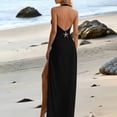 thumbnail image 6 of Xuyuer One Piece Swimsuit with Cover up Skirt Starfish Swimwear Sets for Women Halter Bathing Suits Vacation Beach Dresses, 6 of 6