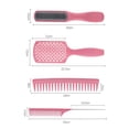 thumbnail image 2 of Juego de 4 cepillos para el cabello Cepillo desenredante y peine para el cabello TFixol peines, 2 of 7