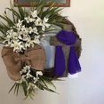 thumbnail image 1 of Corona de Pascua, corona de primavera con cruz, corona decorativa, hermosa corona artificial de primavera y verano para puerta de entrada o ventana, repisa de pared, porche., 1 of 4