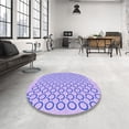 thumbnail image 4 of Ahgly Company Machine Washable Indoor Rectangle Transitional Blossom Pink Area Rugs, 5' x 7', 4 of 7