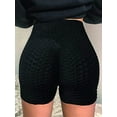 thumbnail image 6 of Womens Workout Yoga Shorts Butt Lifting Sexy Scrunch Booty Honeycomb Bubble Textured for Yoga Fitness, 6 of 6