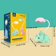 thumbnail image 3 of SATRINO Kids Table Lamp, Dinosaur Lamp Design Bedside Table Lamp, for Boys Bedroom Décor, Come with an LED Bulb (Green Dinosaur), 3 of 8