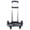 Dark Blue., variant on Tibvox 6 Wheels Backpack Trolley with Telescopic Handle Rolling Luggage Carts for Teens