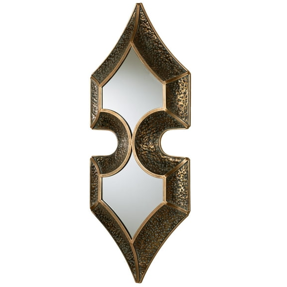 Kipp Mirrored Wall Sculpture Bronze