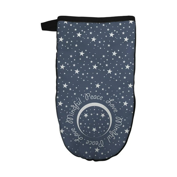 Oven Mitt Peace.Love.Mindful Colored
