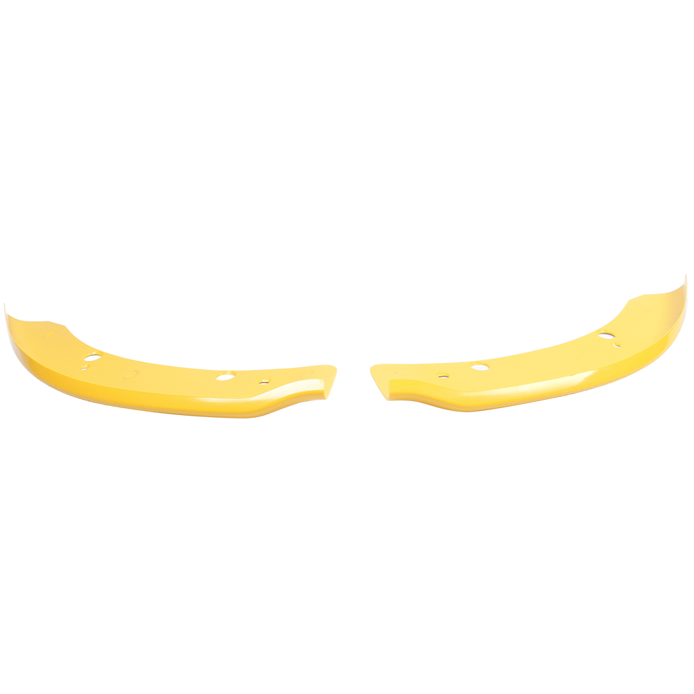 Ikon Motorsports Compatible with 15-23 Dodge Charger SRT Scat Pack Front Bumper Lip Splitter Guard Pair