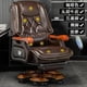 thumbnail image 1 of Luxury Lumbar Back Support Office Chair Full Body Executive Floor Lounge Work Chair Footrest Soft Silla Plegable Home Furniture My Lux Decor Round, 1 of 49