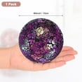 thumbnail image 3 of Uxcell 1-Pack Decorative Ball for Bowls, 4 Inch Mosaic Glass Balls Decorative Glass Orbs for Home Decor/Dining Tables [Purple], 3 of 7