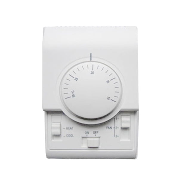 Billuyoard Termostato de aire acondicionado interruptor de temperatura mecánico botón reemplazo controlador de aire acondicionado equipo de fijación Decoración del hogar Billuyoard HA073371-01