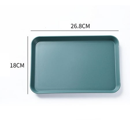 

Plastic Food Tray Anti Slip Serving Tray Household Rectangular Storage Tray