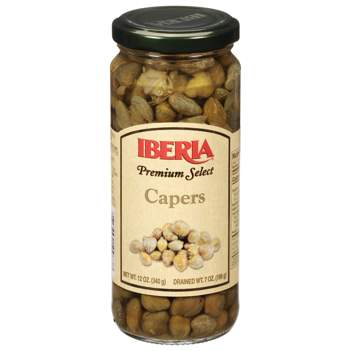 (4 pack) Iberia Premium Select Capers, 12 oz