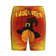 thumbnail image 4 of Easygdp Halloween Pumpkin Men's Short Pajama Pants, Sleep Shorts, Household Pants, Casual Pants with Pockets - Small, 4 of 9