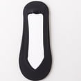 thumbnail image 2 of 5 Pairs No Show Socks Womens Non Slip Low Cut Invisible Liner Footies Thin Silk Socks for Flats Black, 2 of 4