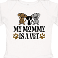 thumbnail image 4 of Inktastic Veterinarian Mommy is a Vet Boys or Girls Long Sleeve Baby Bodysuit, 4 of 5