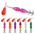 thumbnail image 4 of Hyasfey 9CM/27G Squid Jig Hook with Colorful Beads Swivel Double-layer Umbrella Hook Cuttlefish Sleeve Fishing Hook Freshwater Saltwater Fishing Accessories, 4 of 6