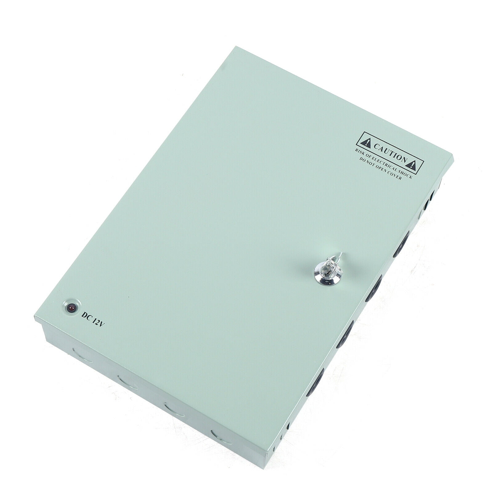 Miumaeov 12VDC 30A Channels Power Supply Distribution Box for Security Camera CCTV DVR System