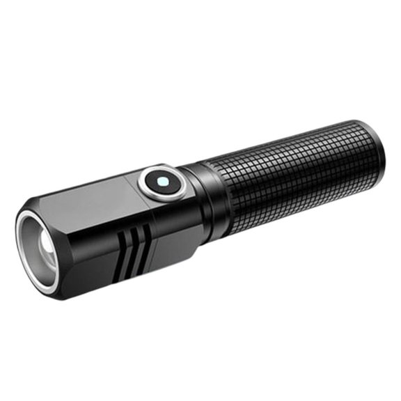 LED Mini Outdoor Flashlight Powerful Outdoor NIght Torch Flashlight Outdoor Fishing Camping Working Flashlight  Black Type 2
