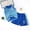 Blue, variant on Kids 2 Piece Athletic Set Sports Mesh Vest Tops & Matching Bottoms Lightweight Quick Dry Basketball Clothing Sets Red 2-3 Years