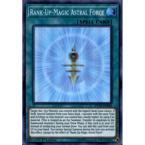 Yugioh The Infinity Chasers Rank Up Magic Astral Force Inch En044 Walmart Com