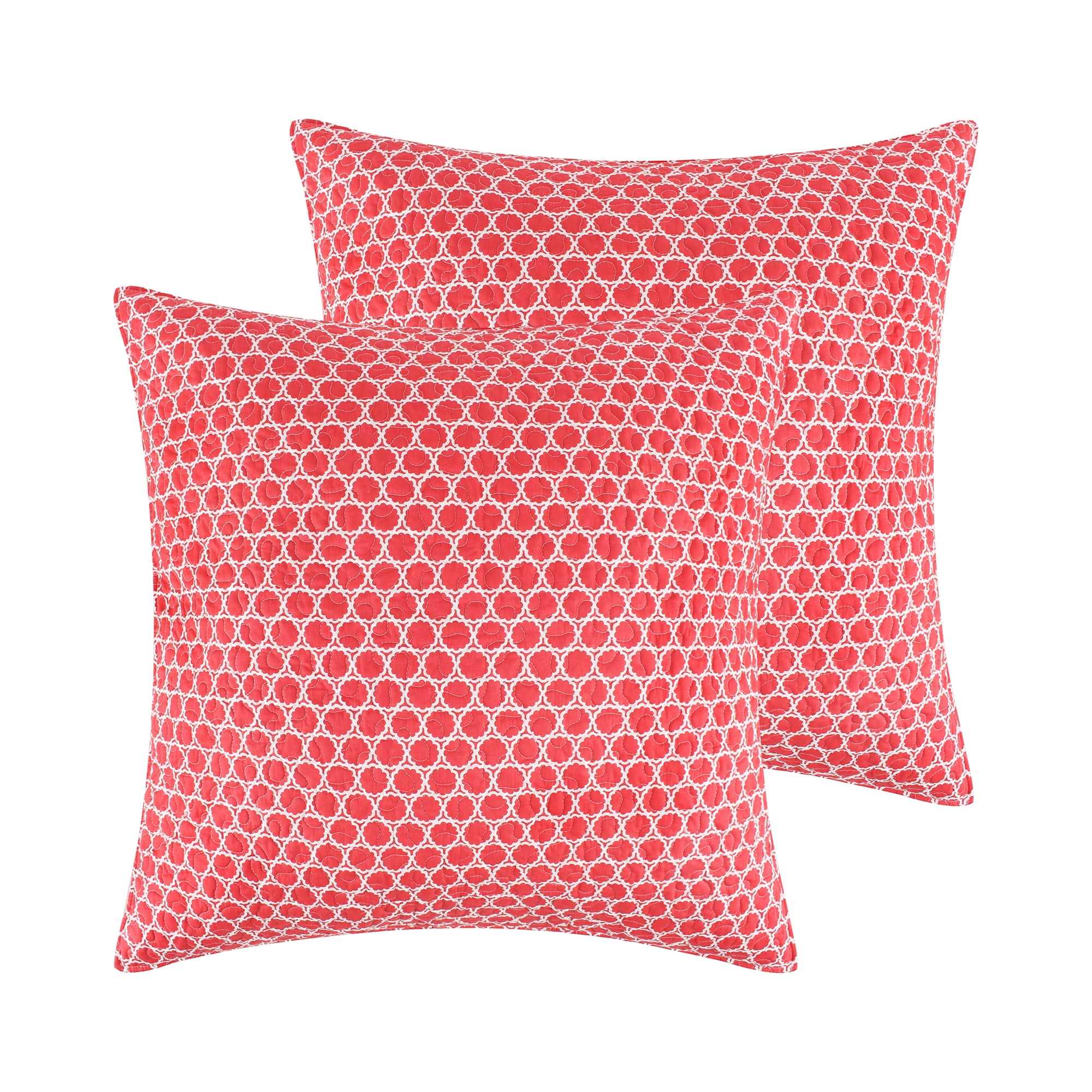 Levtex Home Clementine Spring Quilt Euro Sham Set of 2 Trellis