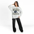 thumbnail image 3 of Women's Gameday Couture  Arctic Camo Los Angeles Chargers Whiteout Oversized Premium Fleece Sweatshirt, 3 of 5