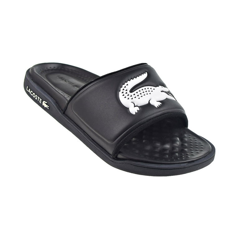 Lacoste Men's Croco Dualiste 0922 1 Slide Sandals, Black \ White,13 M US -  Walmart.com