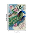 thumbnail image 2 of ZFLMY Peacocks Flowers Quick Drying Home Bath Rug Mat 24x16 24x16in, 2 of 5