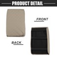 thumbnail image 5 of Motoforti Waterproof Car Armrest Cover Protector Center Console Cover Pad for Ford F-150 2009-2014 PU Leather Beige, 5 of 6