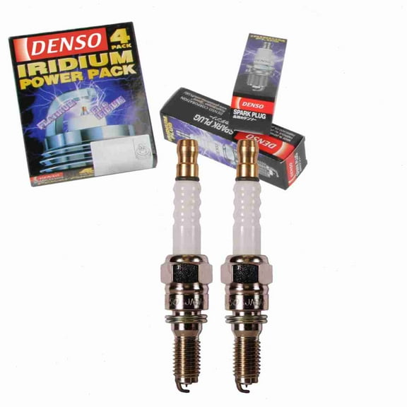 2 pc DENSO 5401 Iridium Power Spark Plugs for IY27 Ignition Wire Secondary