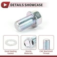 thumbnail image 4 of Unique Bargains 1 Set Oil Drain Plug for Mercedes-Benz C-Class E-Class GL-Class No.1119970330, 4 of 7
