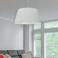 thumbnail image 3 of Dainolite 1LT Brynn Large Pendant, White Shade, PC, 3 of 6