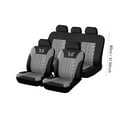 thumbnail image 3 of 4-Piece Universal Car Seat Covers - Embroidered, Waterproof, Stylish Seat Protectors, 3 of 6