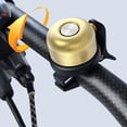 thumbnail image 1 of Bike Bell for AirTag Bicycle GPS Hidden in Bells Compatible with Air Tag  Fits 0.87 Inch Bicycle Handlebars Copper Material high Decibel Bell Waterproof Anti-Vibration  Gold, 1 of 9
