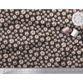 thumbnail image 3 of Soimoi Moss Georgette Fabric Cartoon Football Sports Printed Craft Fabric by The Yard 42 Inch Wide, 3 of 3