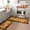 Color-c, variant on Buffalo Plaid Pumpkin Fall Kitchen Rugs Set of 2,Thanksgiving Autumn Pumpkin Front Door Mat Floor Rug for Fall Home Holiday Party Decor 17"x47" 17"x30"