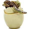 thumbnail image 1 of Fashion Bejeweled Eggbert Turtle Hatchling Trinket Box (2.5 X 1.5) Made In China bj3054, 1 of 5