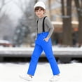 thumbnail image 5 of HCNTES Boys Girls Snowsuit Bib Overalls Children's Insulated Winter Wear with Adjustable Shoulder Straps(A-Blue,12-14 Years), 5 of 8